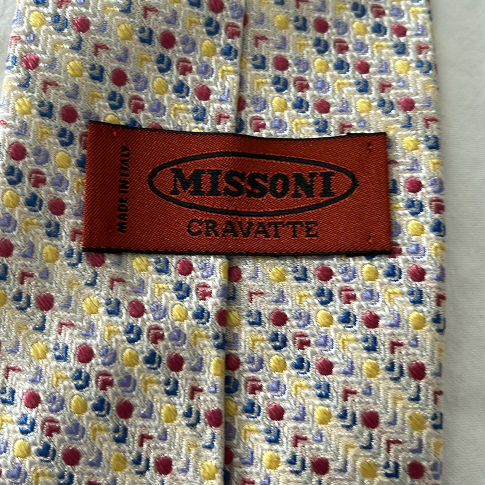 Missoni silk tie